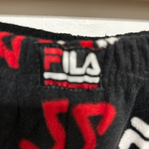 NWT Fila Boys 2 Pair Pyjama Bottoms Fleece Flame Resistant Size 8 Elastic Waist - Picture 7 of 14
